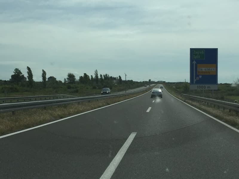 クロアチアの高速道路